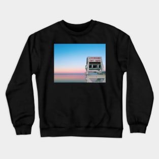 Pastel Beach Sunrise New England Summer Crewneck Sweatshirt